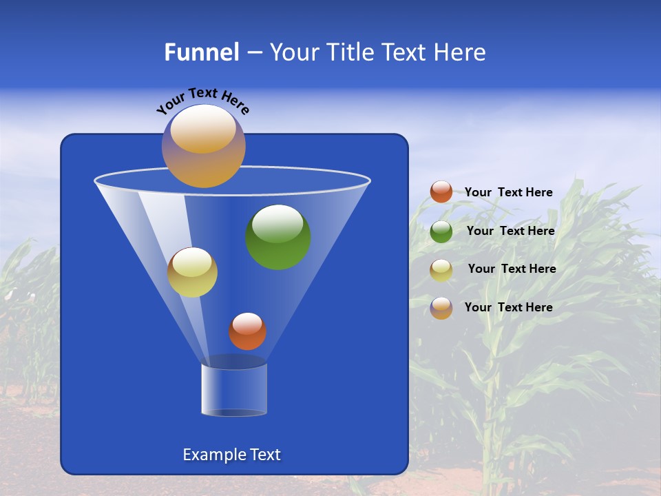 Environment Sunny Blue PowerPoint Template