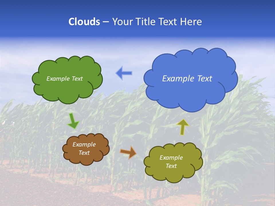 Environment Sunny Blue PowerPoint Template
