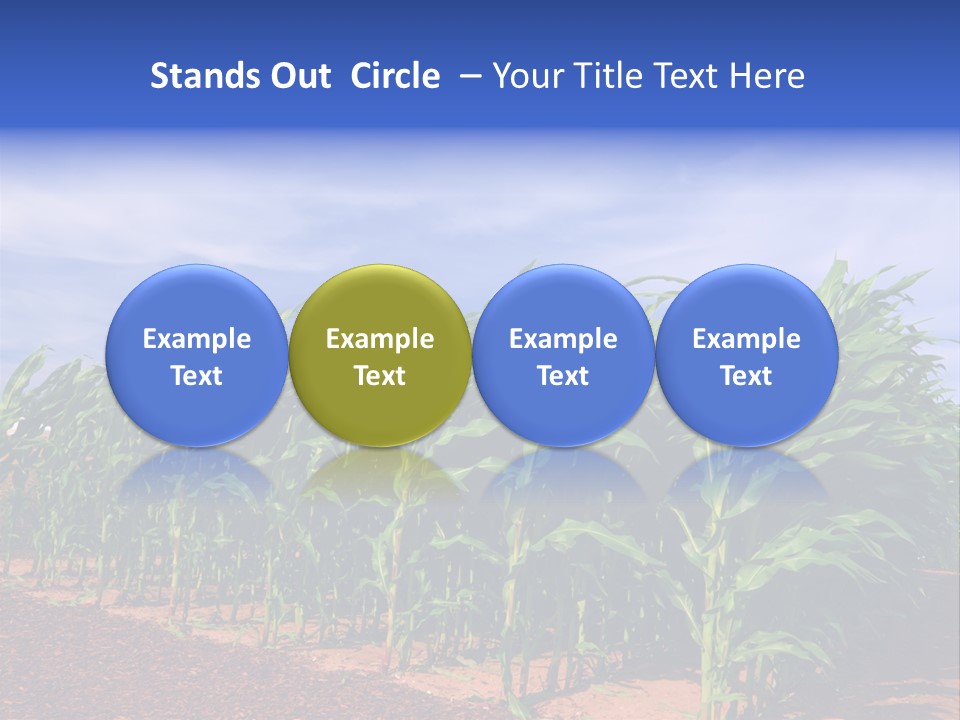 Environment Sunny Blue PowerPoint Template