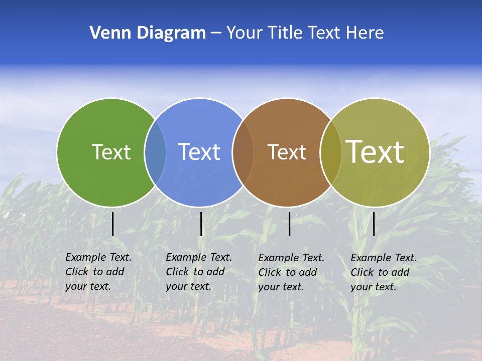 Environment Sunny Blue PowerPoint Template