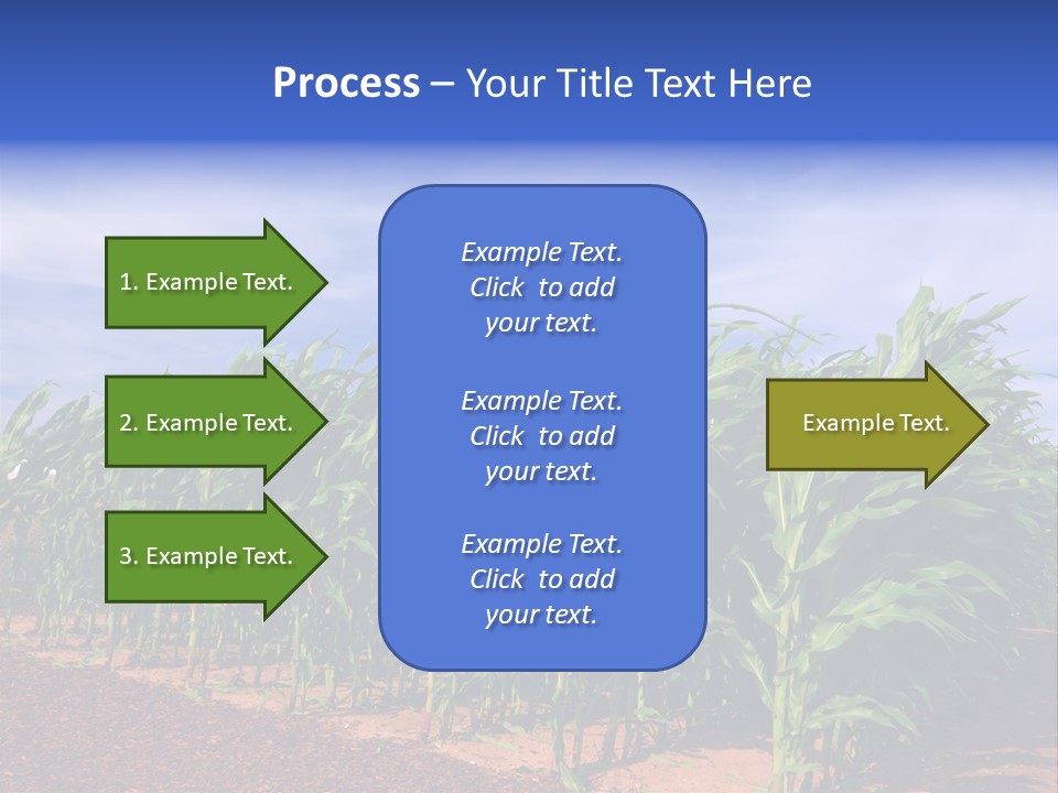 Environment Sunny Blue PowerPoint Template