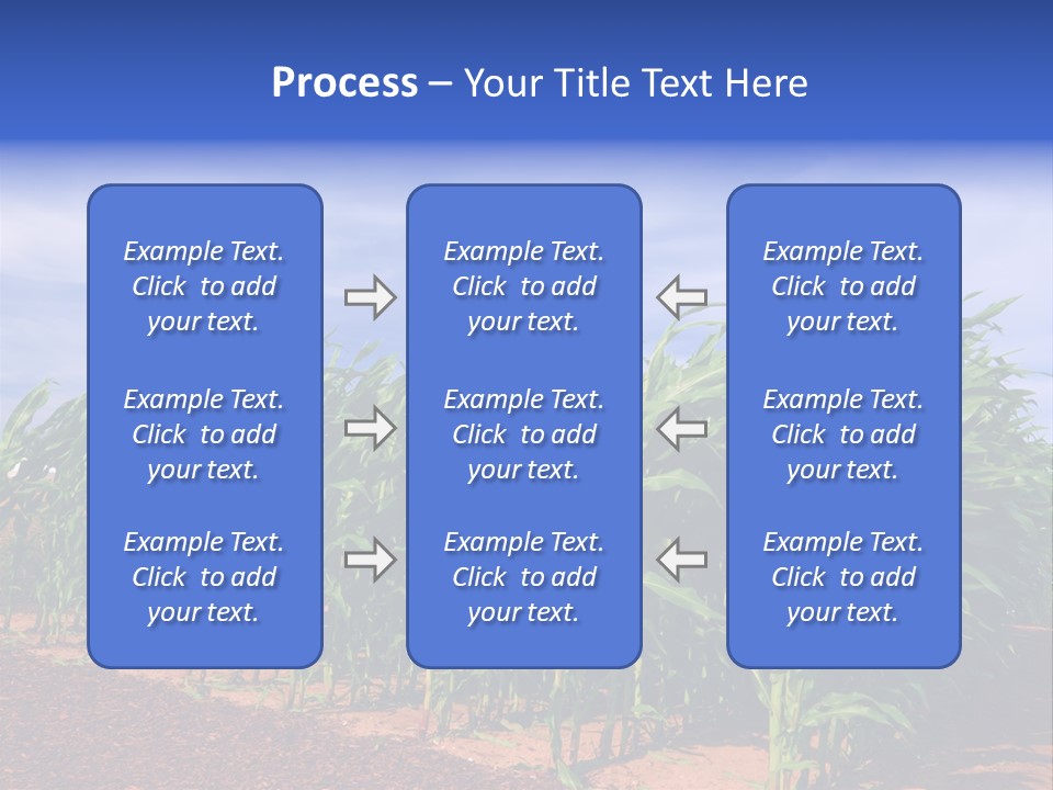Environment Sunny Blue PowerPoint Template