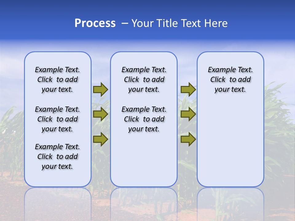 Environment Sunny Blue PowerPoint Template
