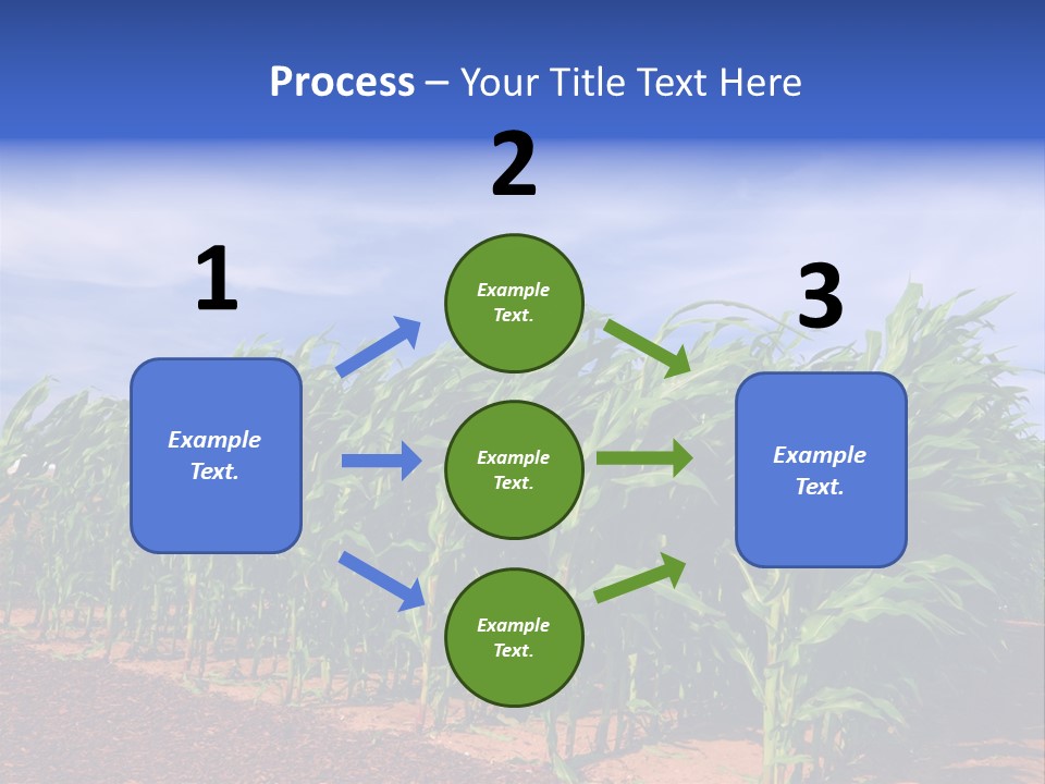 Environment Sunny Blue PowerPoint Template