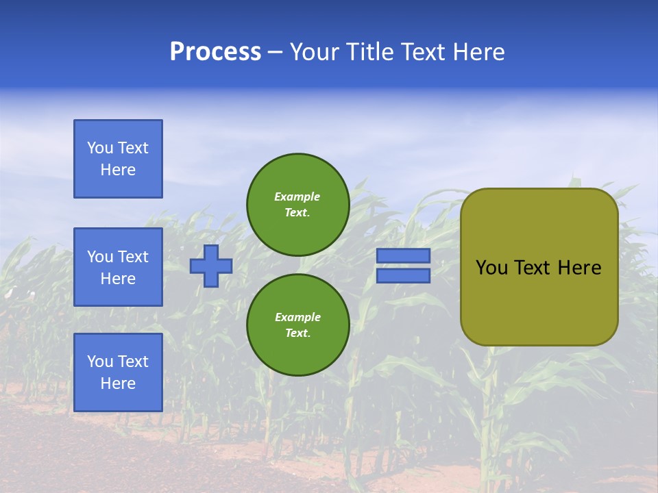Environment Sunny Blue PowerPoint Template