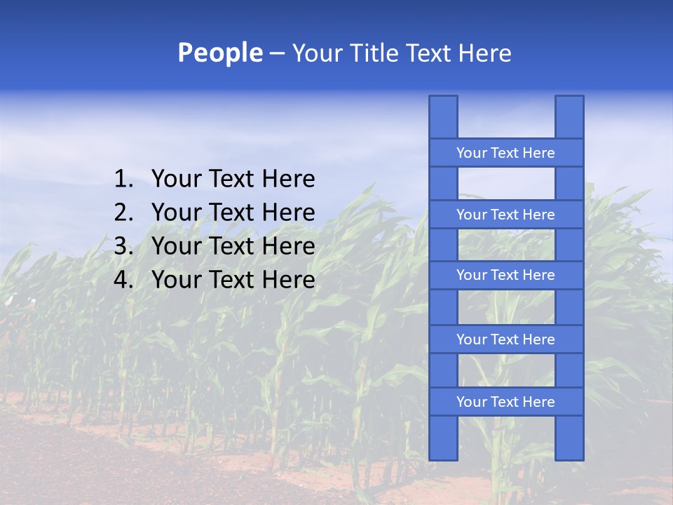 Environment Sunny Blue PowerPoint Template