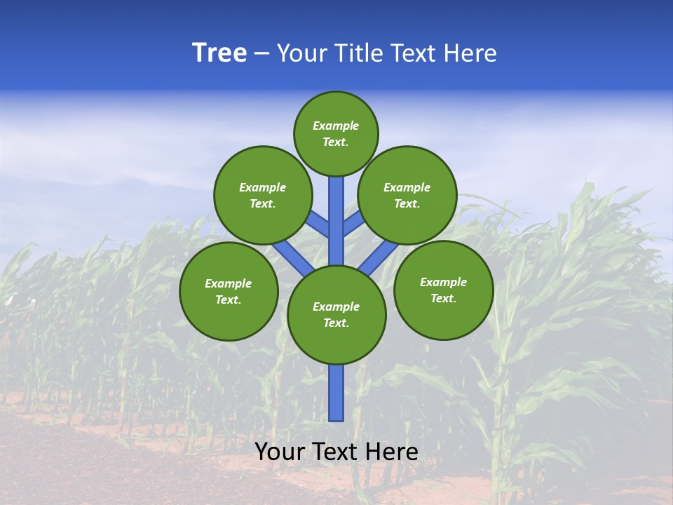 Environment Sunny Blue PowerPoint Template