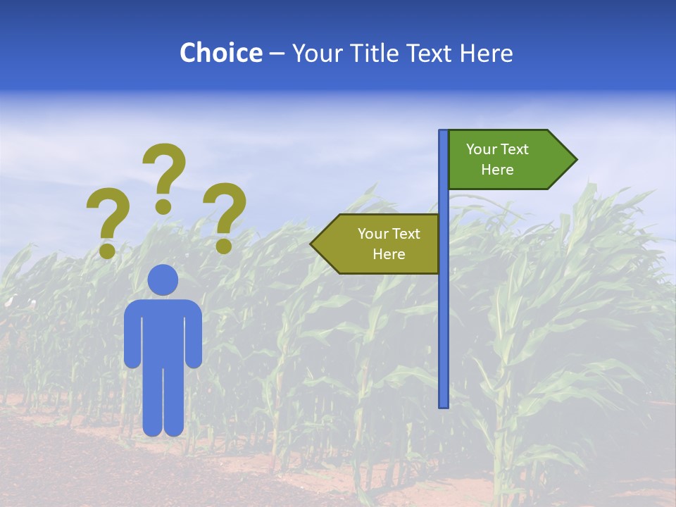 Environment Sunny Blue PowerPoint Template