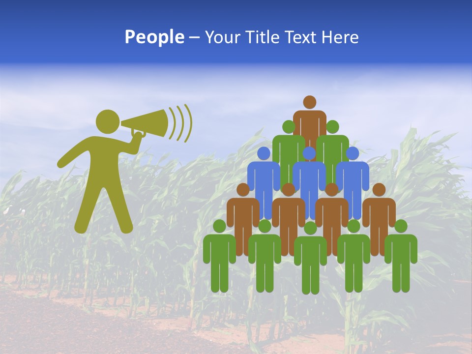 Environment Sunny Blue PowerPoint Template