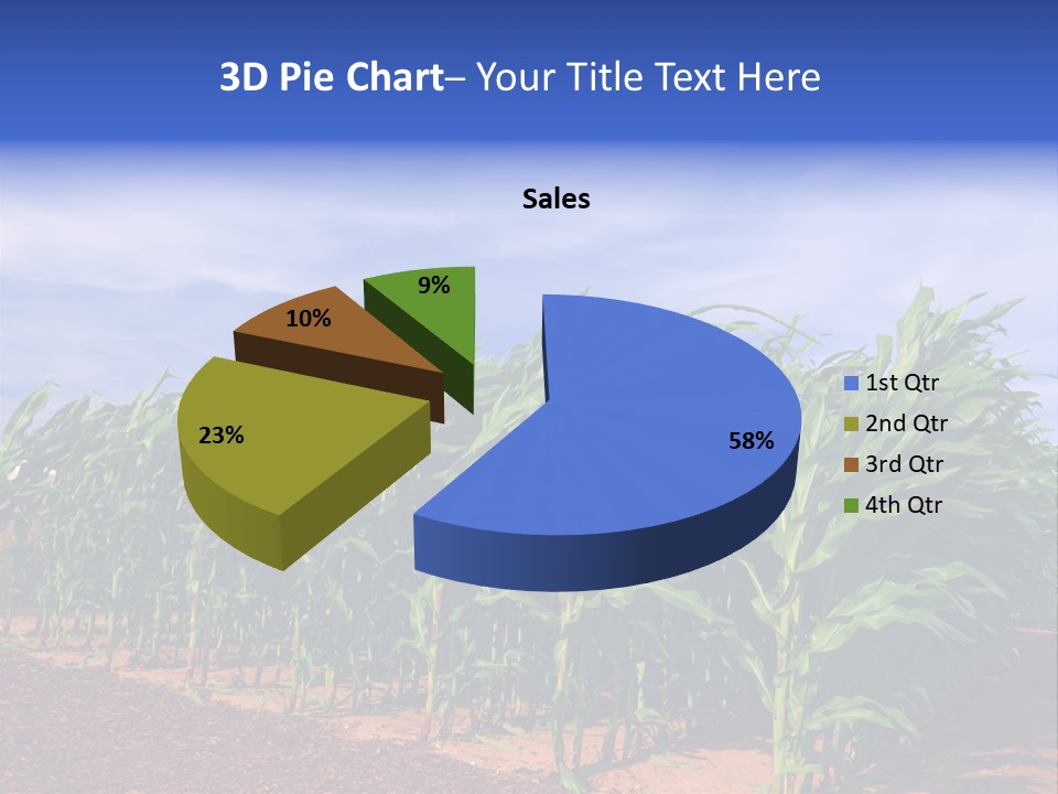 Environment Sunny Blue PowerPoint Template