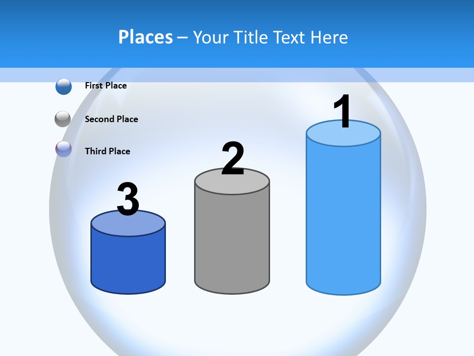 Through Clear Object PowerPoint Template