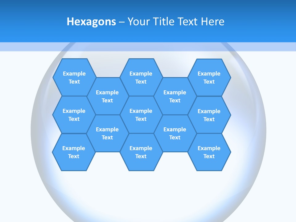 Through Clear Object PowerPoint Template
