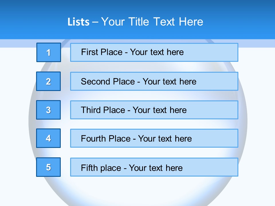 Through Clear Object PowerPoint Template
