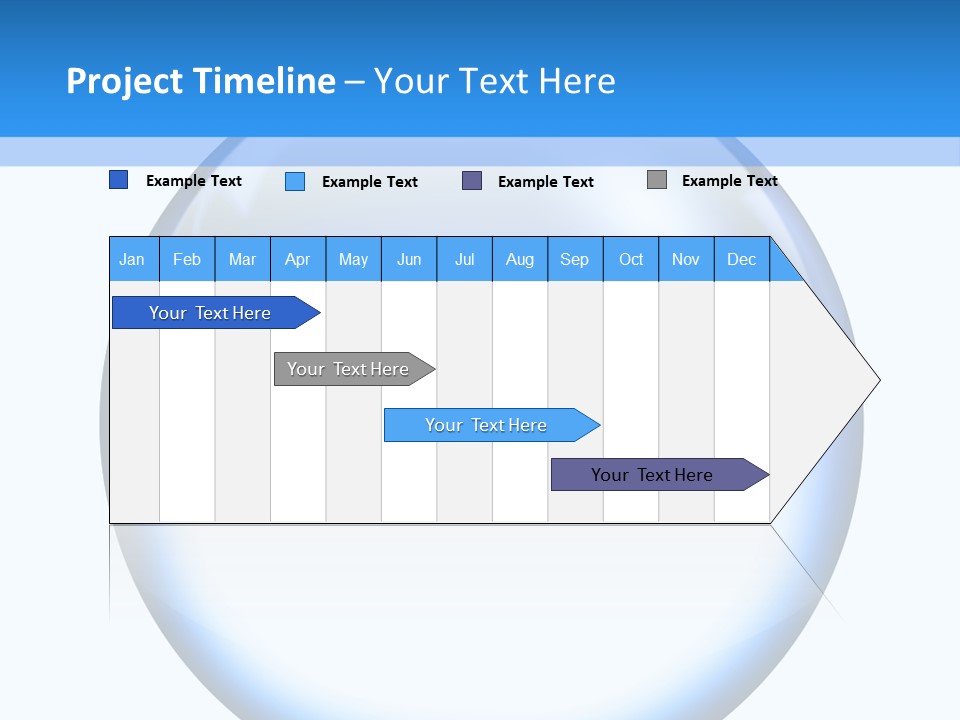 Through Clear Object PowerPoint Template