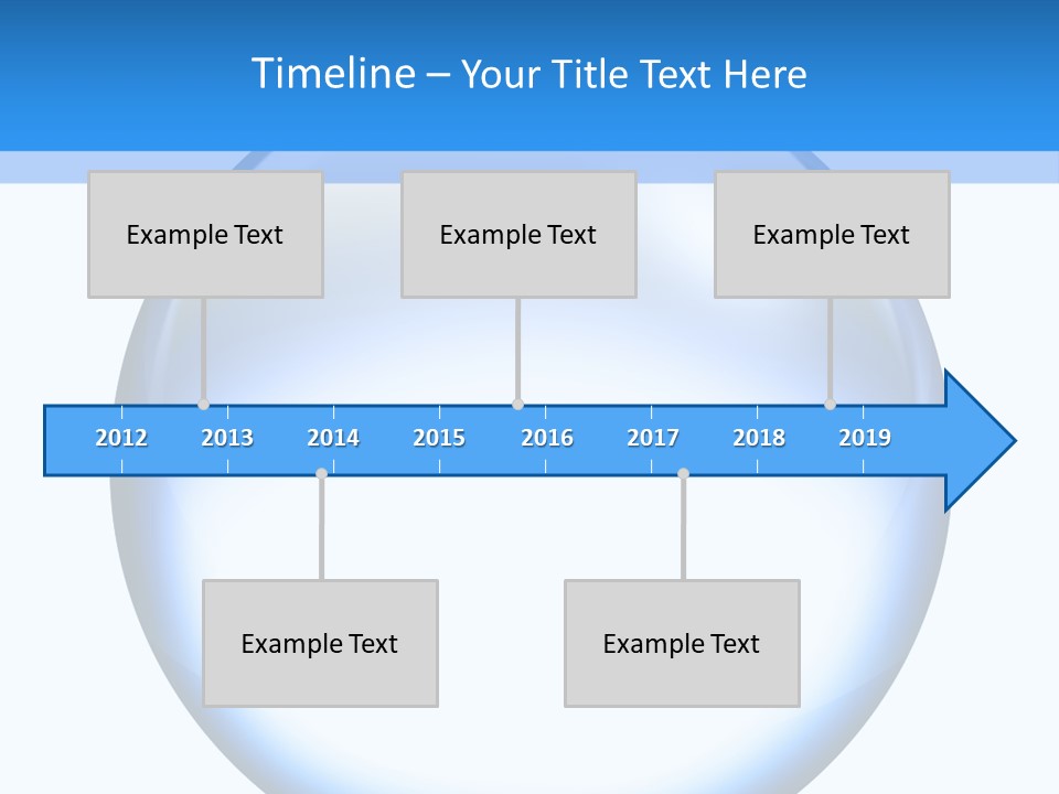 Through Clear Object PowerPoint Template