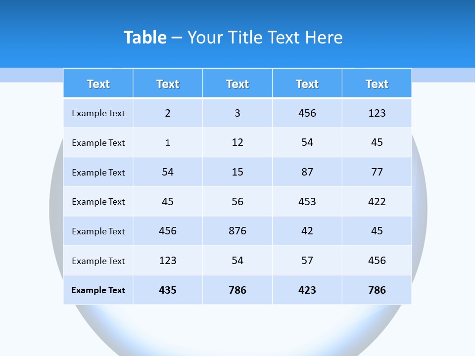 Through Clear Object PowerPoint Template