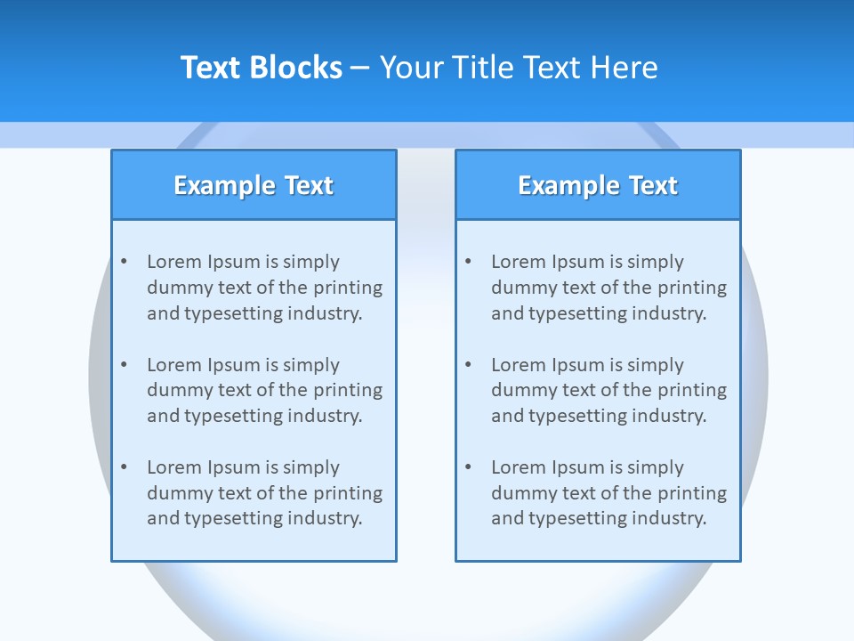 Through Clear Object PowerPoint Template