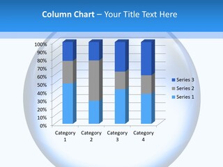 Through Clear Object PowerPoint Template