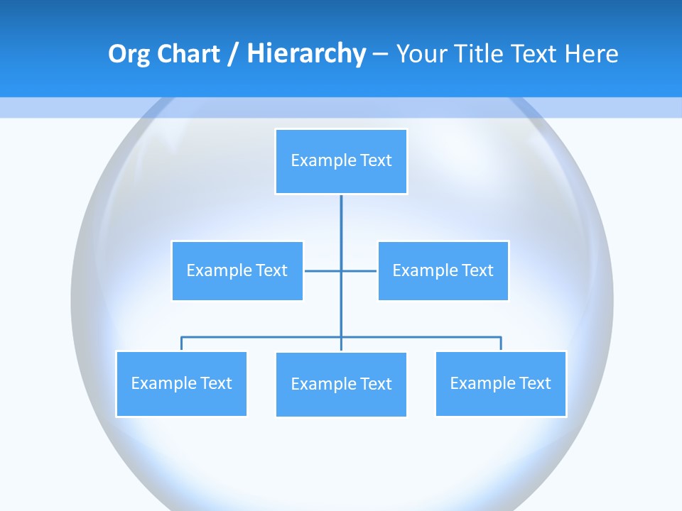 Through Clear Object PowerPoint Template
