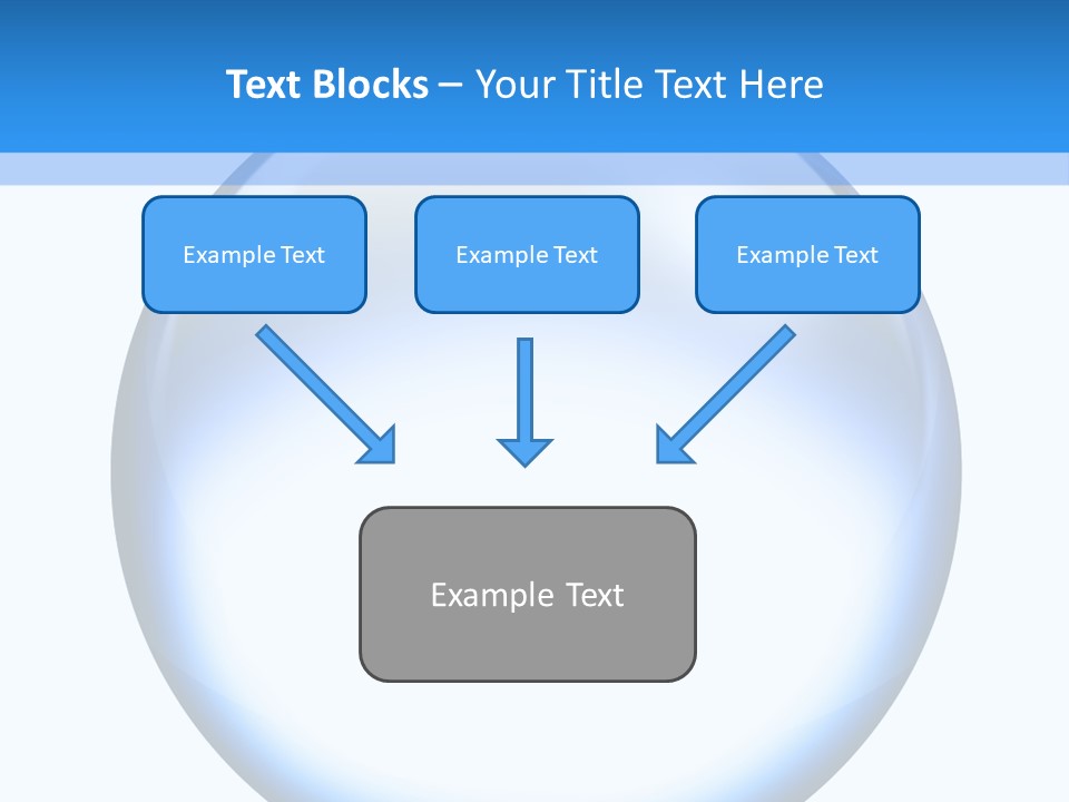 Through Clear Object PowerPoint Template