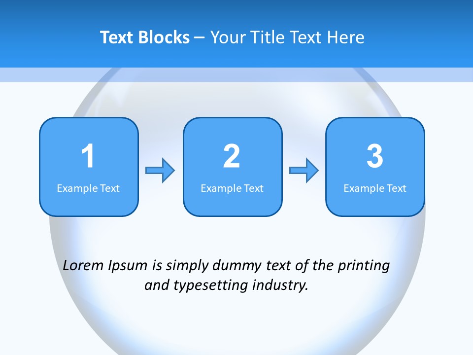 Through Clear Object PowerPoint Template