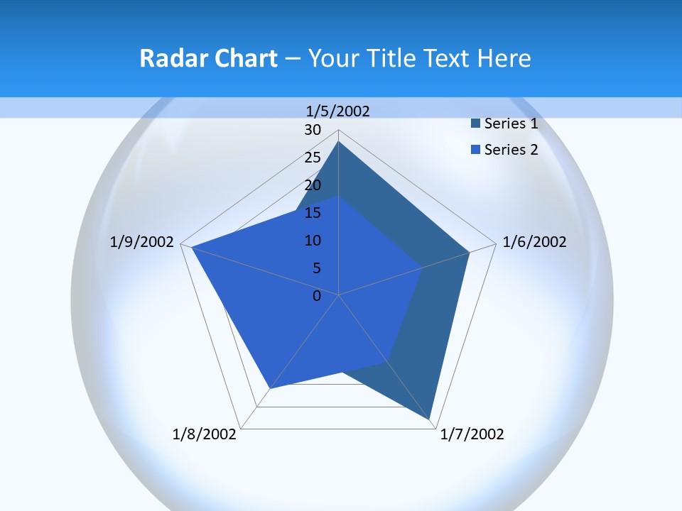 Through Clear Object PowerPoint Template