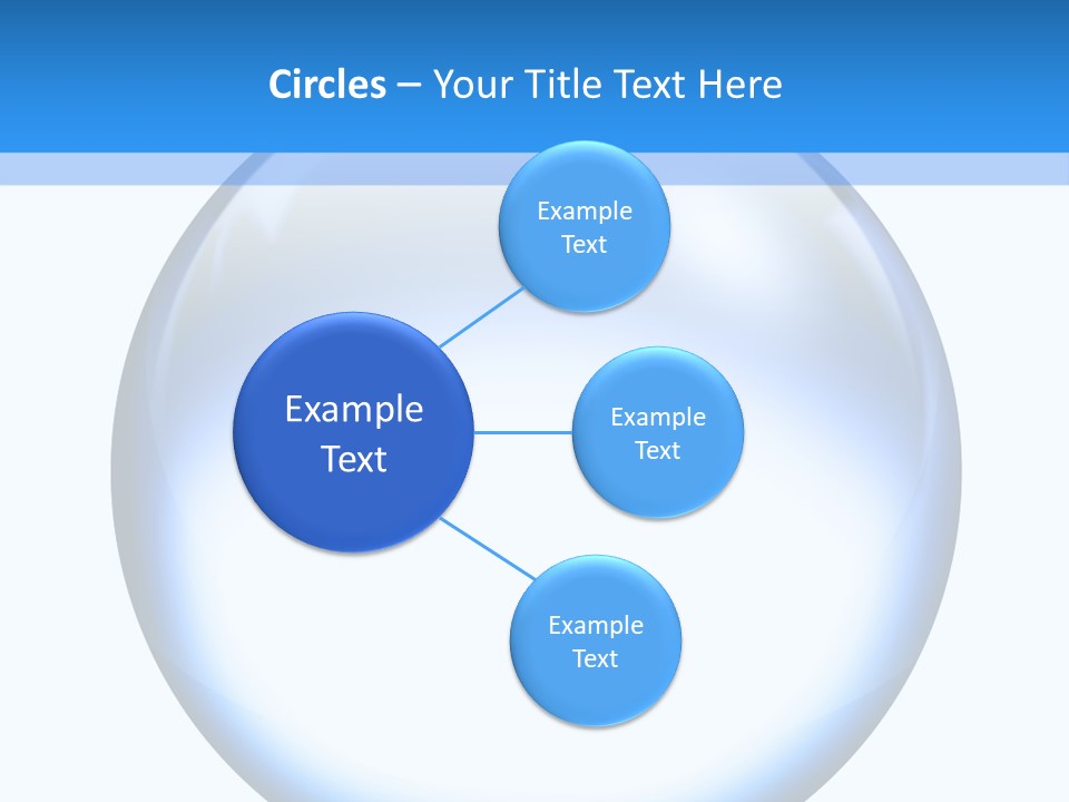 Through Clear Object PowerPoint Template