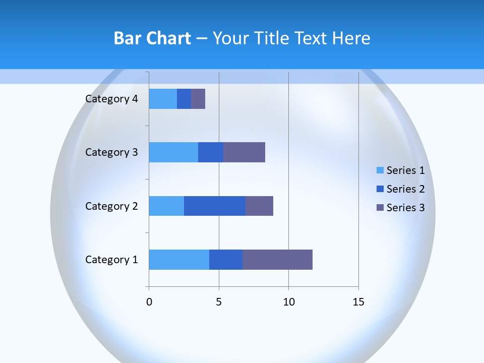 Through Clear Object PowerPoint Template