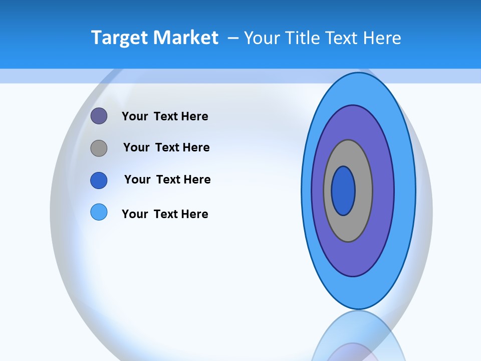 Through Clear Object PowerPoint Template