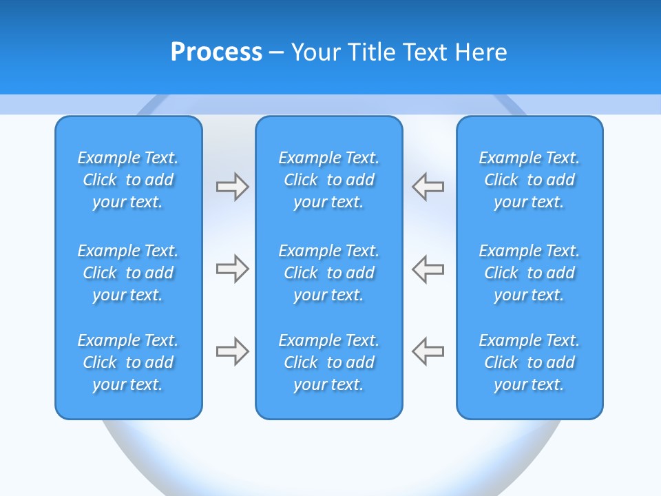 Through Clear Object PowerPoint Template