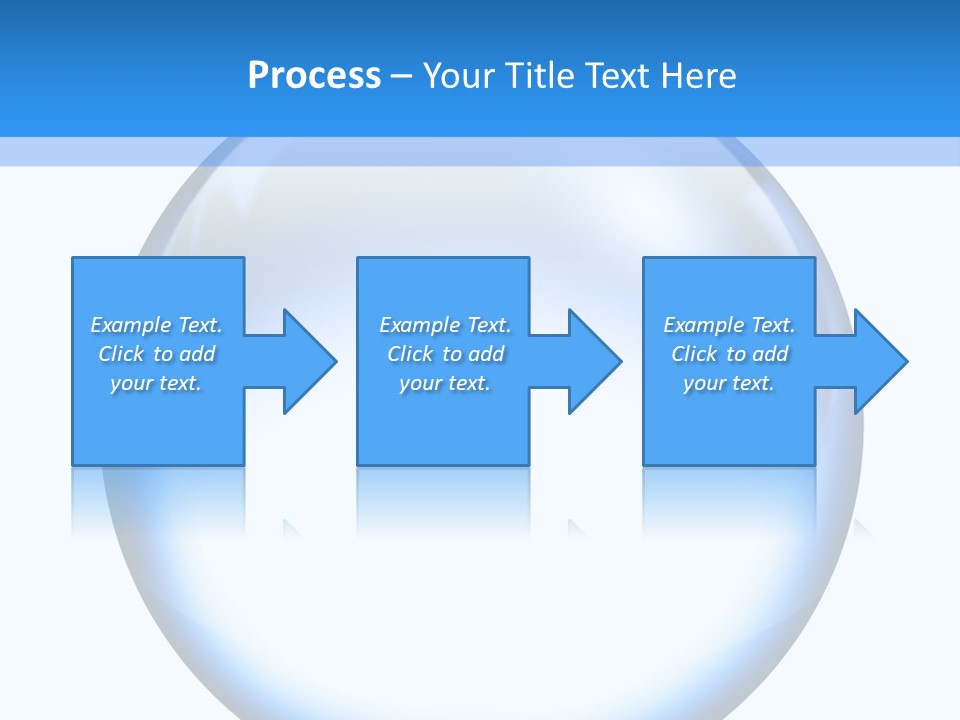 Through Clear Object PowerPoint Template
