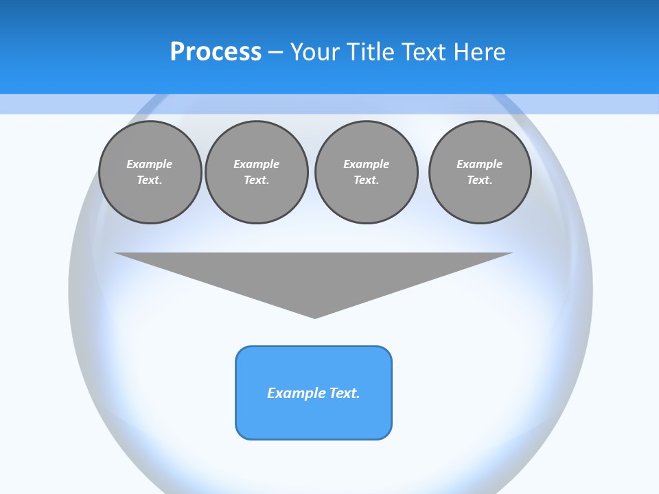 Through Clear Object PowerPoint Template
