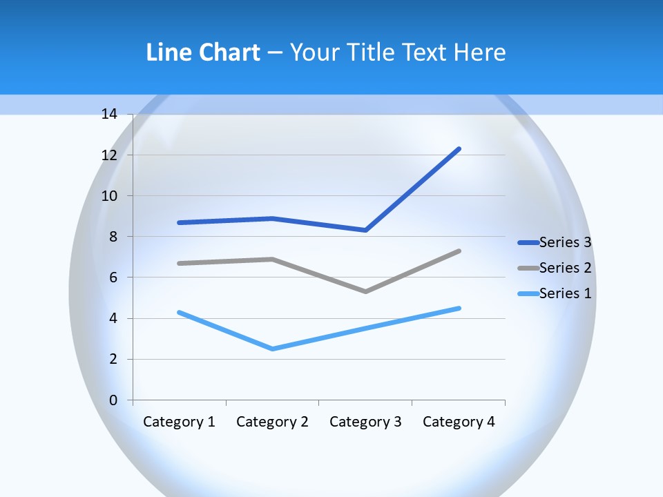 Through Clear Object PowerPoint Template