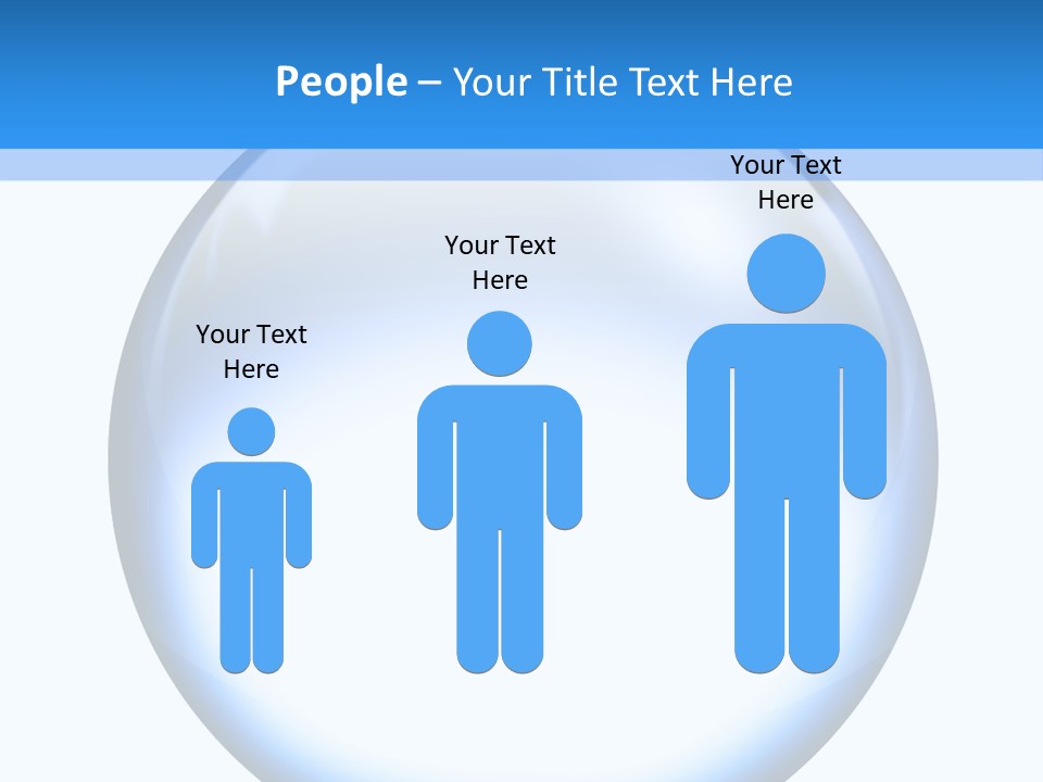 Through Clear Object PowerPoint Template