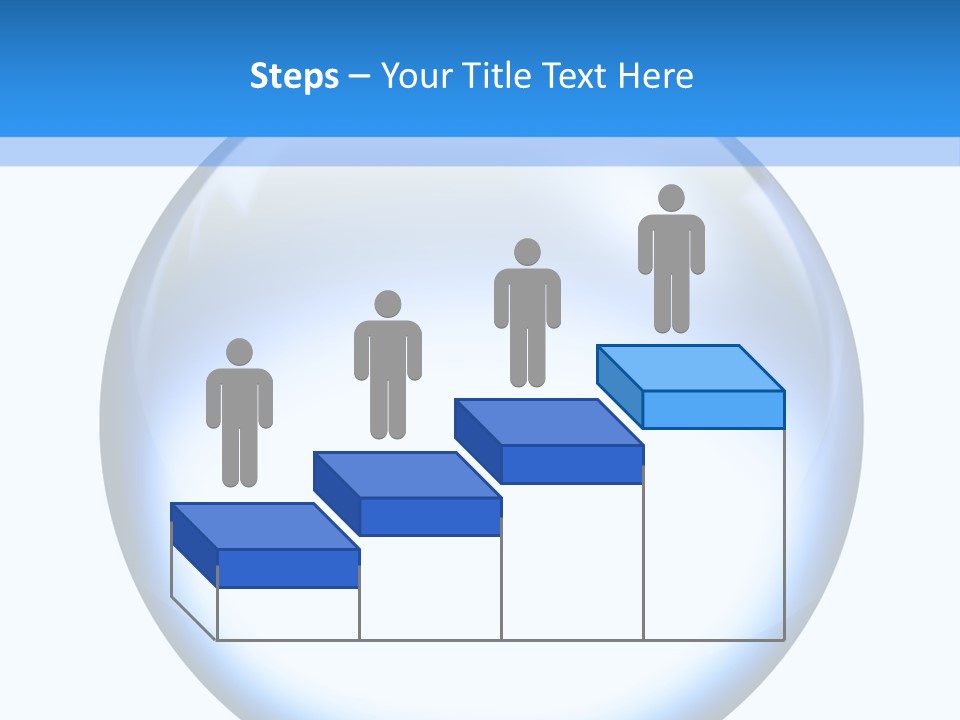 Through Clear Object PowerPoint Template