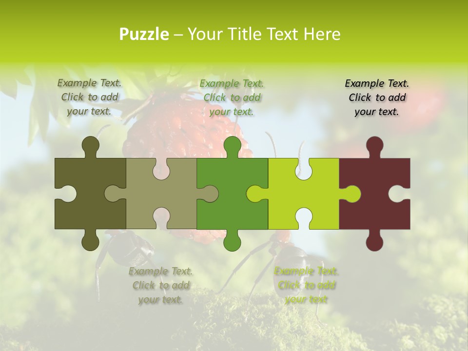 Ants Macro Tasty PowerPoint Template