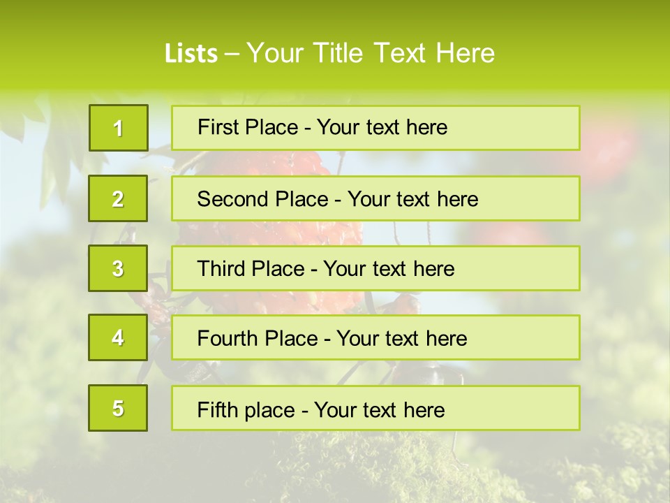 Ants Macro Tasty PowerPoint Template