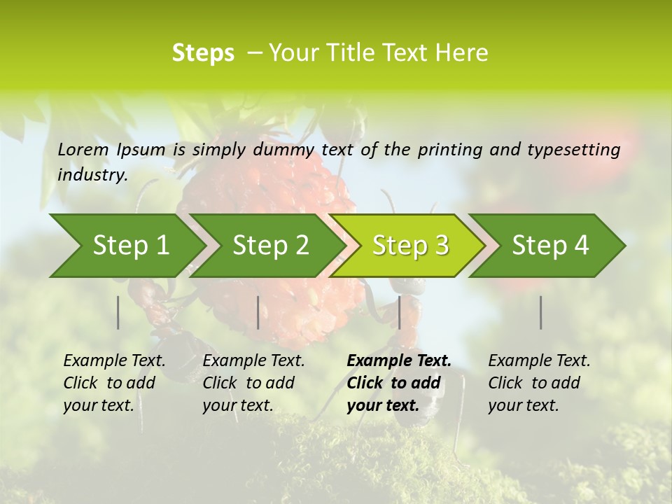 Ants Macro Tasty PowerPoint Template