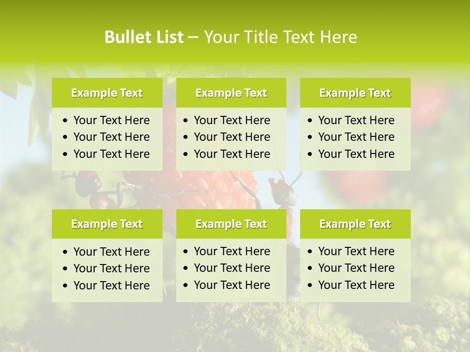 Ants Macro Tasty PowerPoint Template