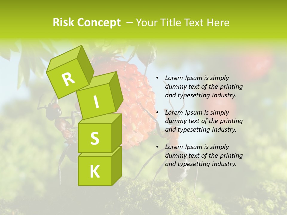 Ants Macro Tasty PowerPoint Template