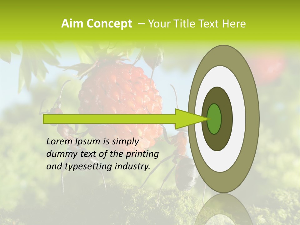 Ants Macro Tasty PowerPoint Template