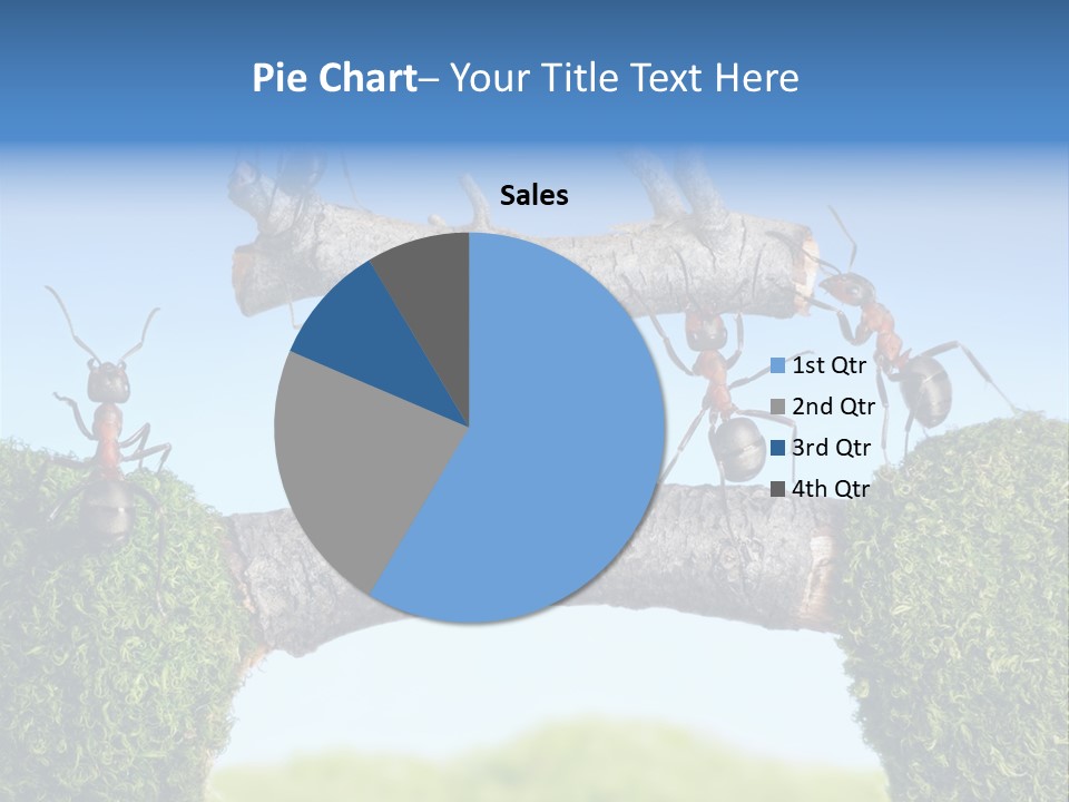 Log Wooden Insects PowerPoint Template