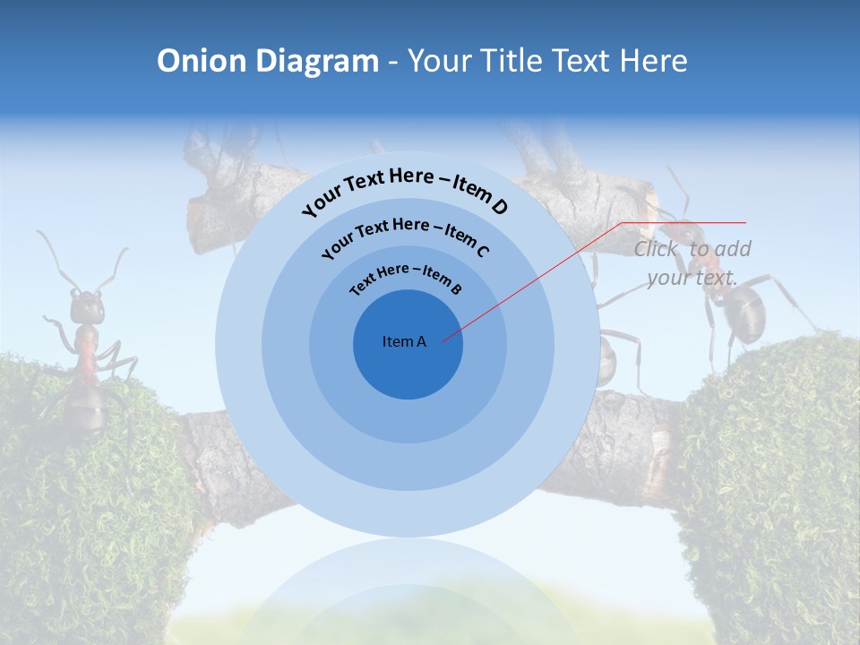 Log Wooden Insects PowerPoint Template