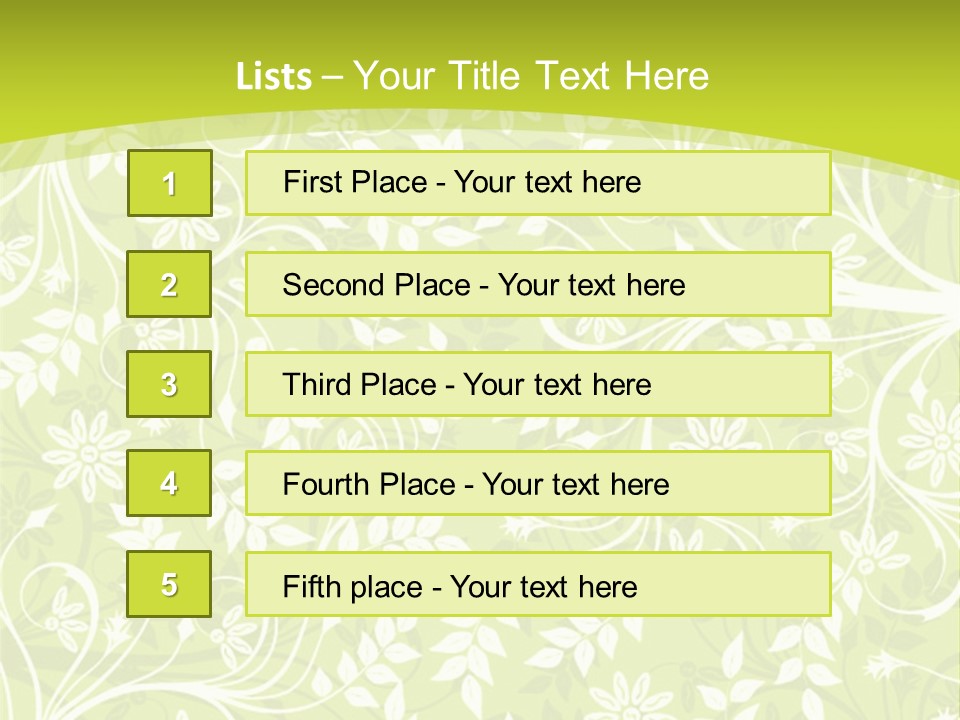 Creative Artistic Natural PowerPoint Template