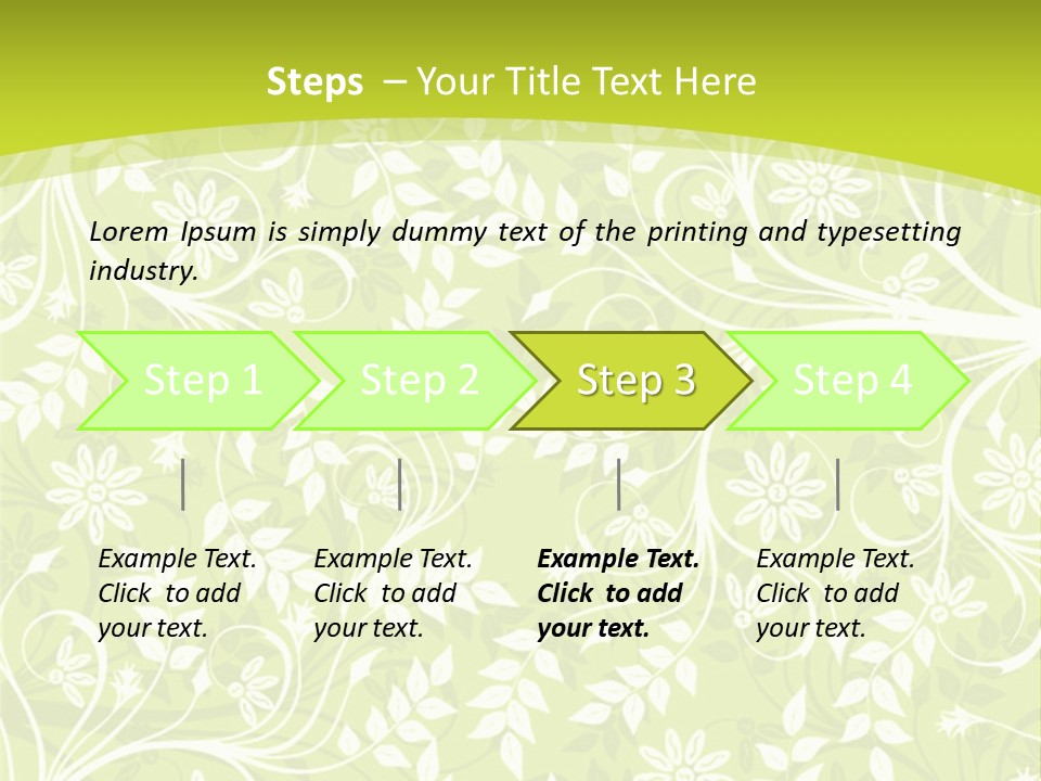 Creative Artistic Natural PowerPoint Template