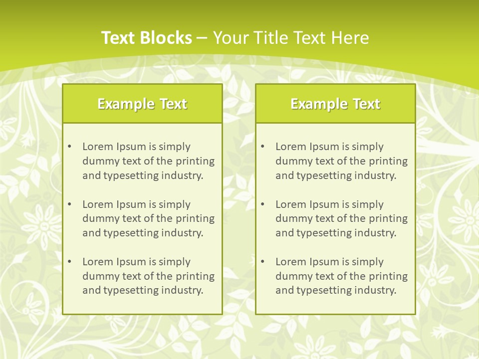 Creative Artistic Natural PowerPoint Template
