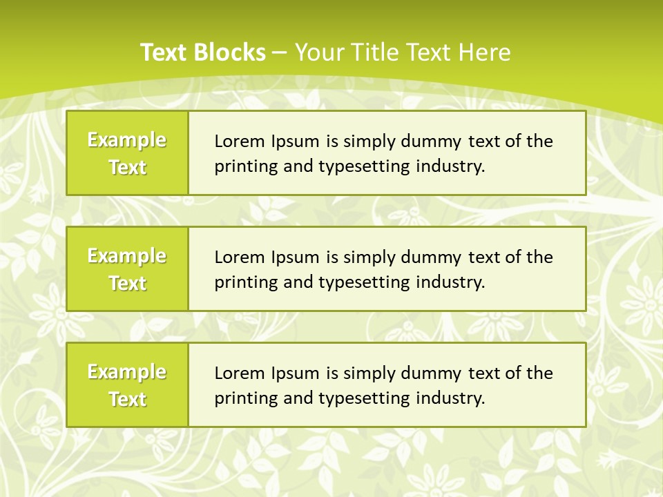 Creative Artistic Natural PowerPoint Template