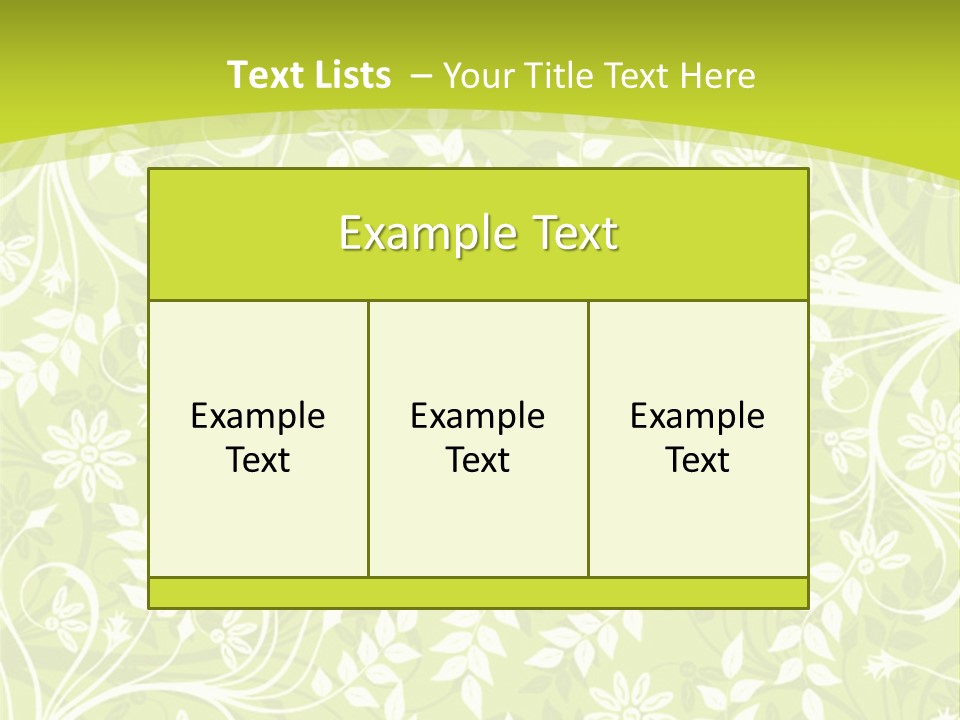 Creative Artistic Natural PowerPoint Template