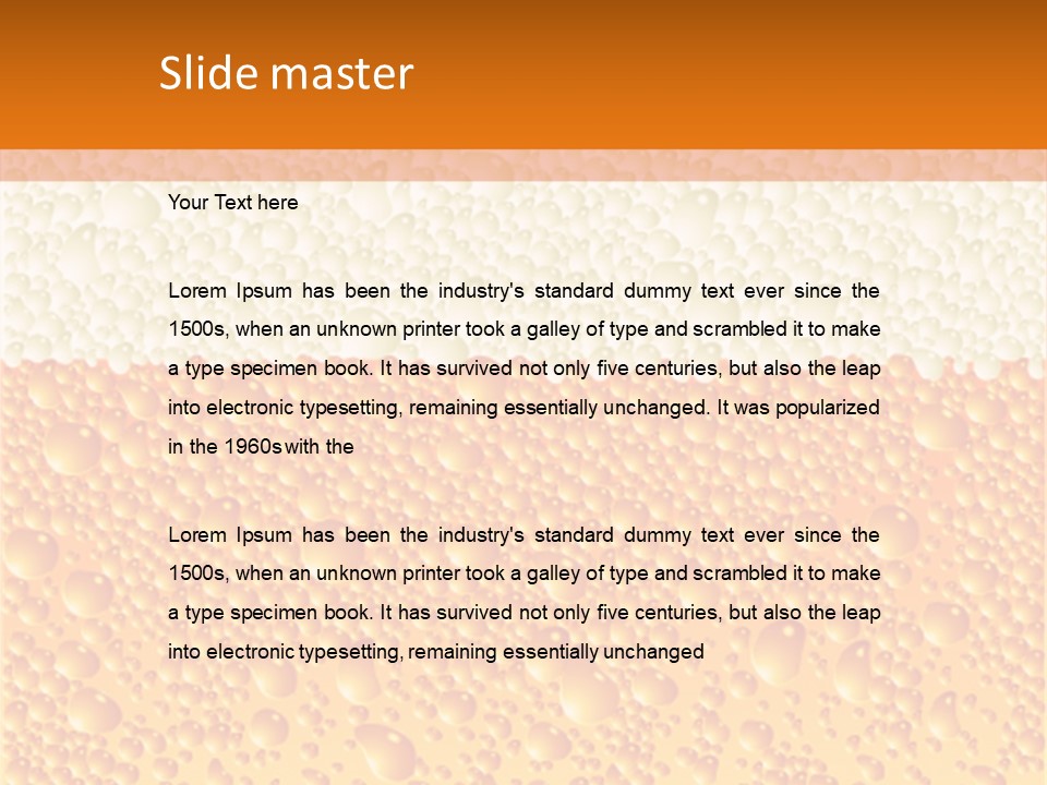 White Clean Refreshment PowerPoint Template