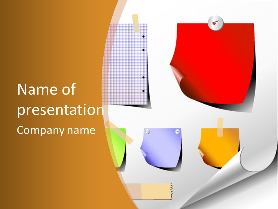 Sold Paper Representative PowerPoint Template